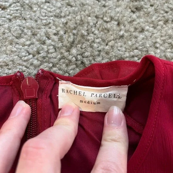 Rachel Parcell Red Ruffle Blouse - Picture 5 of 7